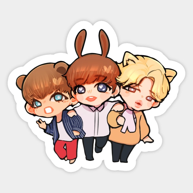 Maknae Line Sticker by Yibi